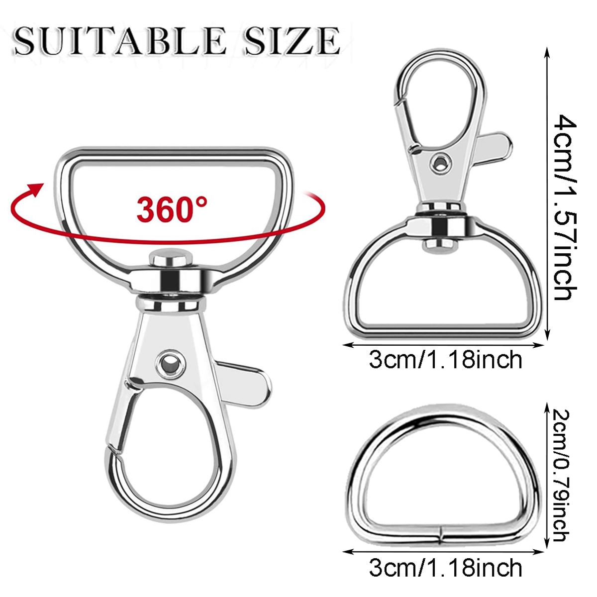 Set da 10/20 Ganci Girevoli a  - Fishing Swivel Connector recensione e prezzo