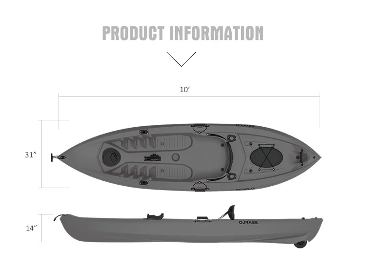 10ft 1 persona HDPE plastica b - Fishing Equipment Usa recensione e prezzo
